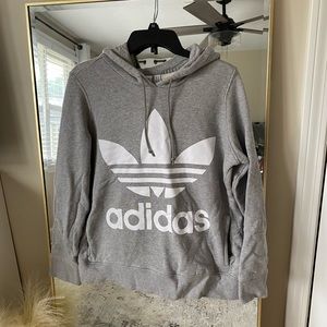 gray adidas sweatshirt